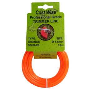 Strimmer Line Orange Square 1.6mm x 15m New Arrivals Free Shipping 5