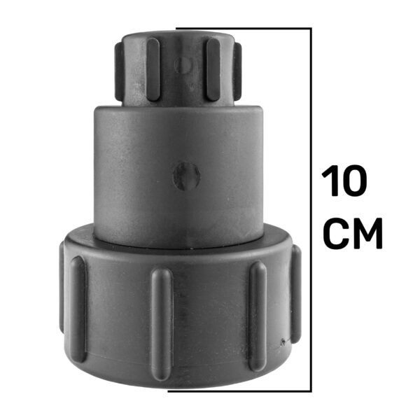Ibc 2” s60x6 – 1″ bspf extender adaptor with mdpe elbow 32mm – heavy duty pipe & hose fitting uk ibc tanks fittings free shipping 15