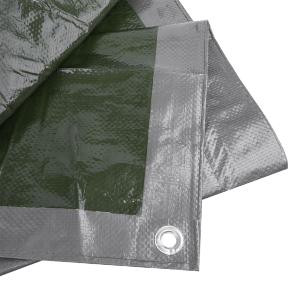 Silver 2m x 3m waterproof tarpaulin 100gsm – heavy duty m-grade cover for garden, camping & construction new arrivals free shipping 9