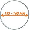 Double wire hose clamp galvanised 153mm-160mm – heavy duty pipe & hose fitting uk hose clips free shipping 21