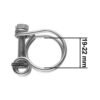 Double wire hose clamp galvanised 19mm-22mm – heavy duty pipe & hose fitting uk hose clips free shipping 23
