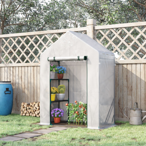 Greenhouse Portable Outdoor Plant Grow House with Shelves Greenhouses & Cold Frames Free Shipping 7