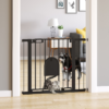 Pet Safety Gate Extra Wide 75-103 cm, Locking, Black for Stairs Horse & Petcare Free Shipping 23