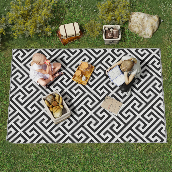 Outdoor Rug Reversible 152×243 cm Portable for RV Camping Lifestyle & Decor Free Shipping 7