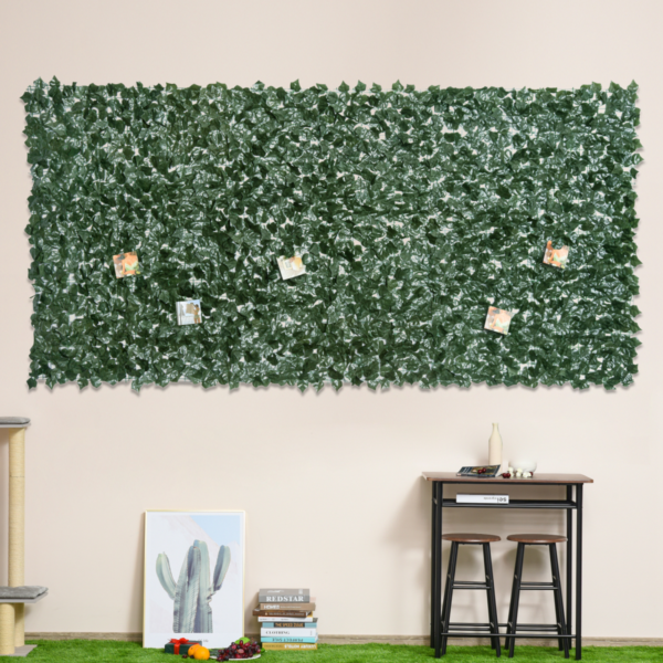 Artificial Leaf Hedge Panel Garden Privacy Screen 1.5m x 3m Garden Free Shipping 7