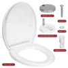 Quick Release Toilet Seat by Vinsani 1010457 Home Accessories Free Shipping 23