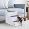 Dog Steps with Storage – Wooden Pet Stairs for Elderly Homes Horse & Petcare Free Shipping 23
