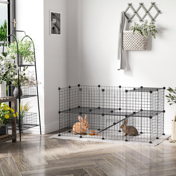 Pet Playpen DIY 36-Panel Cage for Rabbit, Guinea Pig, Chinchilla Small Animals Free Shipping 7