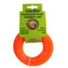 Strimmer line orange square 2. 4mm x 15m – universal nylon strimmer line uk strimmer line free shipping 1
