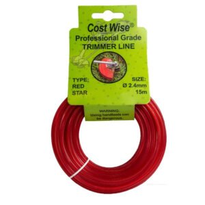Strimmer Line Red Star 2.4mm x 15m New Arrivals Free Shipping