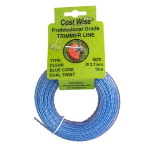 Strimmer Line Dual Blue Twist 2.7mm x 15m New Arrivals Free Shipping