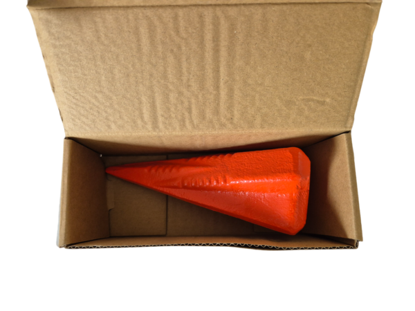 4lbs heavy duty diamond log splitter – red forged wedge garden tools free shipping 25