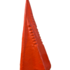 4lbs heavy duty diamond log splitter – red forged wedge garden tools free shipping 43