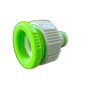 Female Tap Connector 1" or 3/4" BSP Female, Green/Gray
