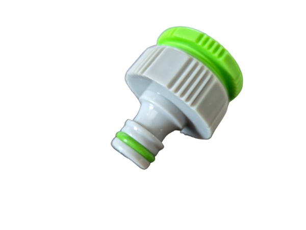 Female Tap Connector 1" or 3/4" BSP Female, Green/Gray