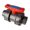 Pvc double union 1/2″ bspf stopcock – heavy duty pipe & hose fitting uk full flow valves free shipping 17