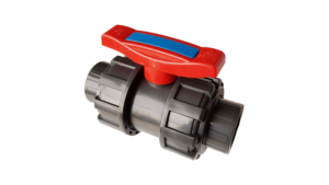 PVC Double Union 1″ BSPF Stopcock Full Flow Valves Free Shipping