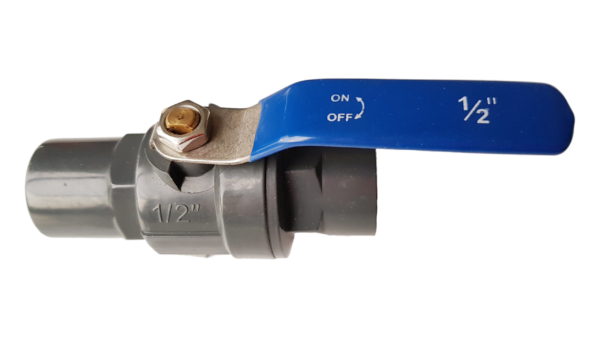 PP 1/2″ BSPF Stopcock with Stainless Steel Ball Valve and Full Flow Valves Free Shipping 17