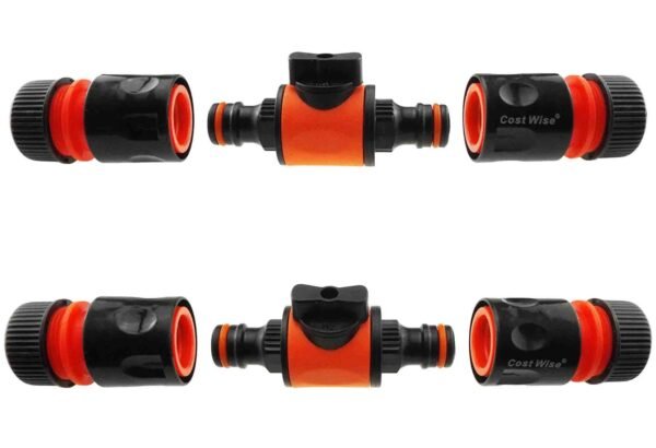 Cost Wise Snap On Male-Male In Line Valve Kit Black/Orange Home & Garden Free Shipping 23