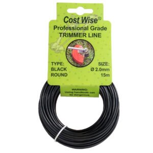 Strimmer Line Black Round 2mm x 15m New Arrivals Free Shipping