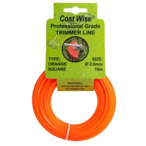 Strimmer Line Orange Square 2mm x 15m New Arrivals Free Shipping