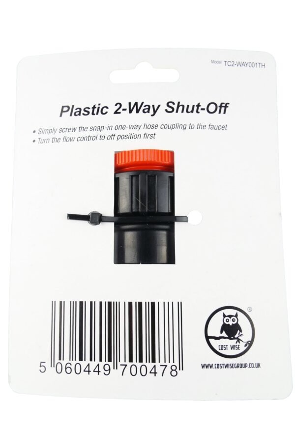 Double Tap Connector with Valves & Threaded Outlets Home & Garden Free Shipping 9