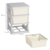 Kids Storage Unit with Three Drawers – Vertical Cabinet Home & Garden Free Shipping 25