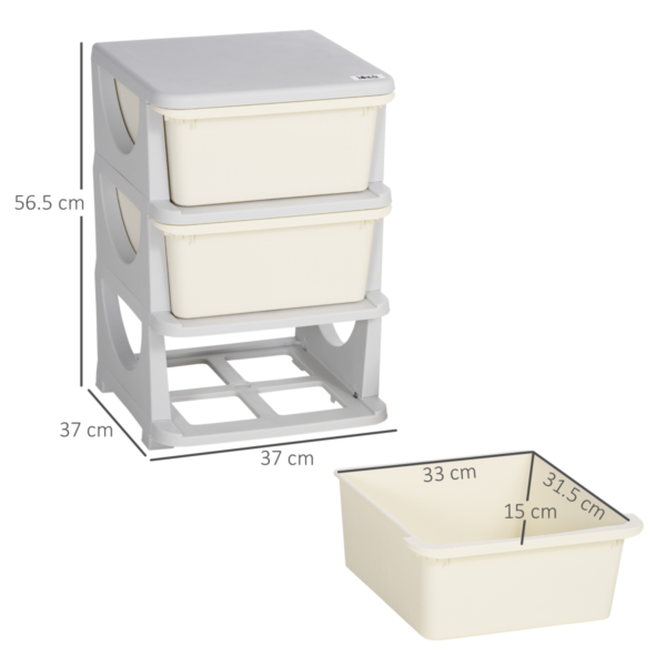 Kids Storage Unit with Three Drawers – Vertical Cabinet Home & Garden Free Shipping 9
