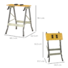 4-in-1 Work Bench Sawhorse Clamp Table for DIY Garage, Workshop DIY Tools Free Shipping 25