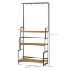 3-Tier Plant Stand with Hanging Hooks for Indoor/Outdoor Garden Decoration Garden Free Shipping 25
