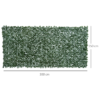 Artificial Leaf Hedge Panel Garden Privacy Screen 1.5m x 3m Garden Free Shipping 25