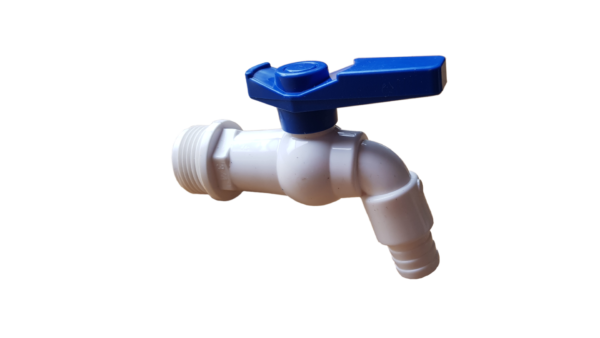 3/4″ BSPM Plastic Tap White/Blue Garden Taps Free Shipping 17