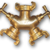 Claw brass – 3 way connector with bib taps – heavy duty outdoor garden tap uk garden taps free shipping
