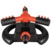 Cost Wise 3-Arm Adjustable Rotating Lawn Sprinkler Black Home & Garden Free Shipping 47