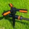3 arm rotary lawn sprinkler on spike – eco line – garden lawn sprinkler uk lawn sprinklers free shipping 63