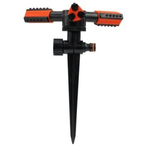 3 Arm Rotary Lawn Sprinkler on Spike – Eco Line Lawn Sprinklers Free Shipping