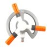 Bradas 3-arm revolving sprinkler white line – garden lawn sprinkler uk lawn sprinklers free shipping 5