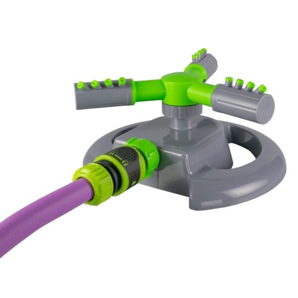 3-arm adjustable rotating lawn sprinkler green lawn sprinklers free shipping 9