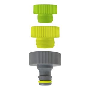 Female Tap Connector 1” – ¾” – ½” BSPF Lime