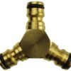 3 way male snap-on connector brass – heavy duty outdoor garden tap uk garden hose fittings free shipping 21