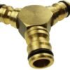 3 way male snap-on connector brass – heavy duty outdoor garden tap uk garden hose fittings free shipping 17