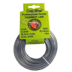 Strimmer Line Dual Black Star 3mm x 15m New Arrivals Free Shipping