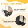 Pet Safety Gate Extra Wide 75-103 cm, Locking, Black for Stairs Horse & Petcare Free Shipping 27