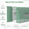 Walk-in Polytunnel Greenhouse 3x2m - Reinforced Steel Frame