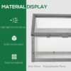 Cold Frame Greenhouse Wooden 90x52x50cm Grey Indoor Outdoor Greenhouses & Cold Frames Free Shipping 27