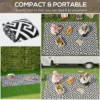 Outdoor Rug Reversible 152×243 cm Portable for RV Camping Lifestyle & Decor Free Shipping 27