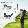 Outsunny Green Portable Camping Cot Bed – 190×68 cm, 150 kg Lifestyle & Decor Free Shipping 27