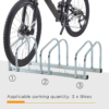 Three-Bike Parking Rack with Detachable Stand – Wall or Floor Mount, Silver Hand Tools & Accessories Free Shipping 27