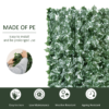 Artificial Leaf Hedge Panel Garden Privacy Screen 1.5m x 3m Garden Free Shipping 27