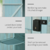 Wood Tool Storage Cabinet – 3-Shelf Garden Shed Organizer Garden Free Shipping 27